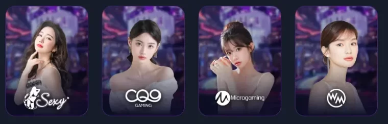 Friendly live casino dealer greeting players on PHPCOME com platform