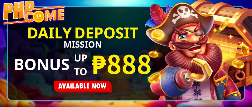 Welcome bonus promo on PHPCOME com with instant rewards for new members